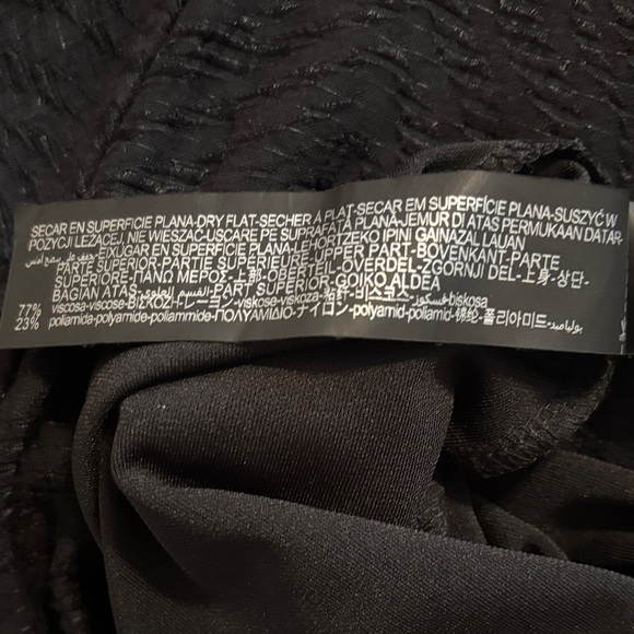 Zara Elegant Black Layered Dress-NWOT - Picture 7 of 9